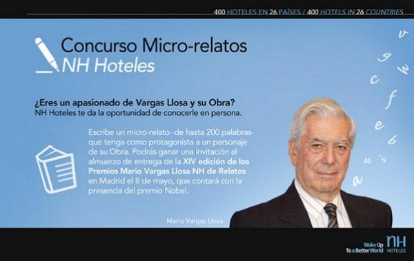 Participa y conoce a Vargas Llosa